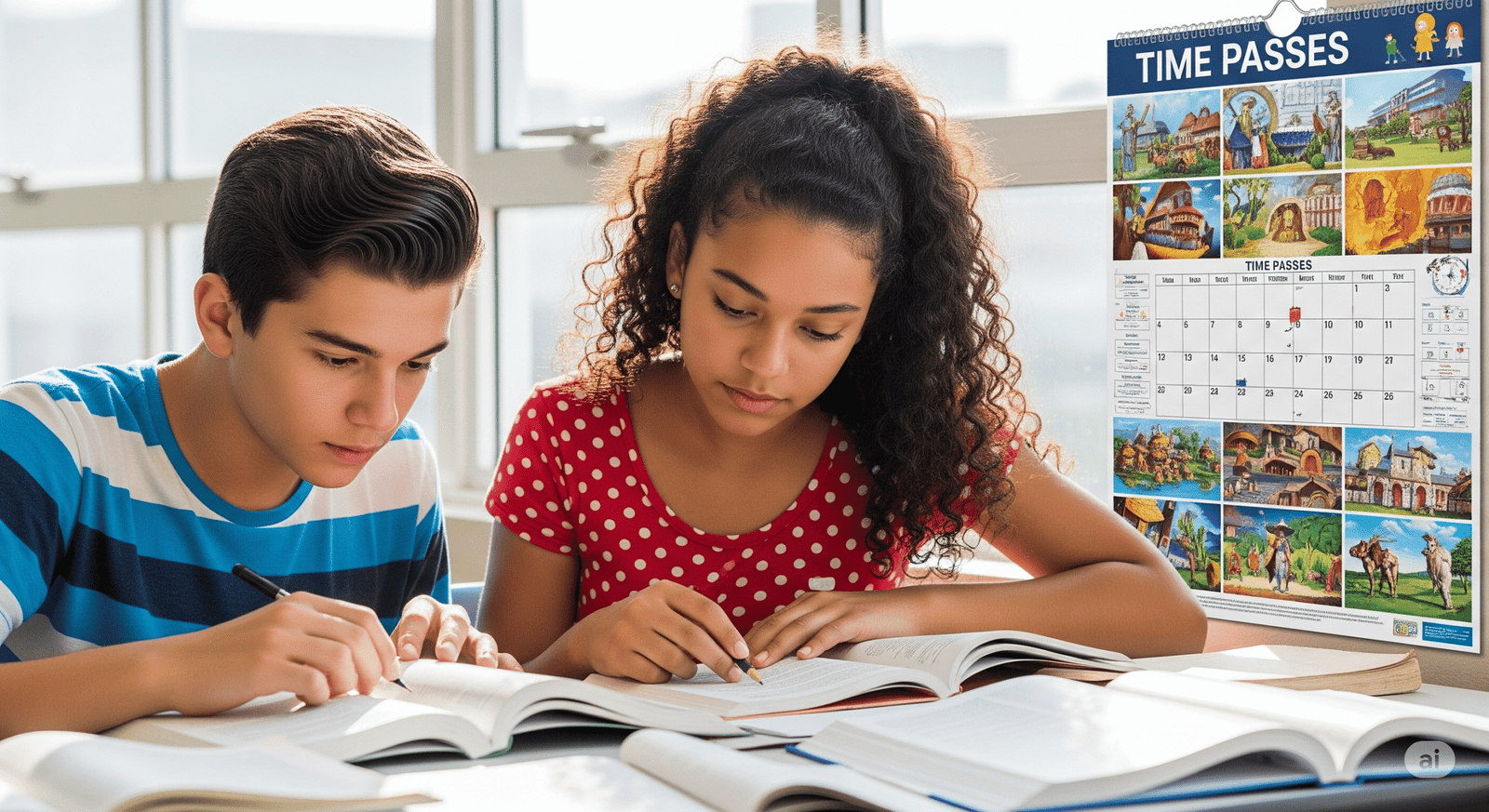 O Tempo Passa: Entendendo a passagemdo tempo e os calendários.